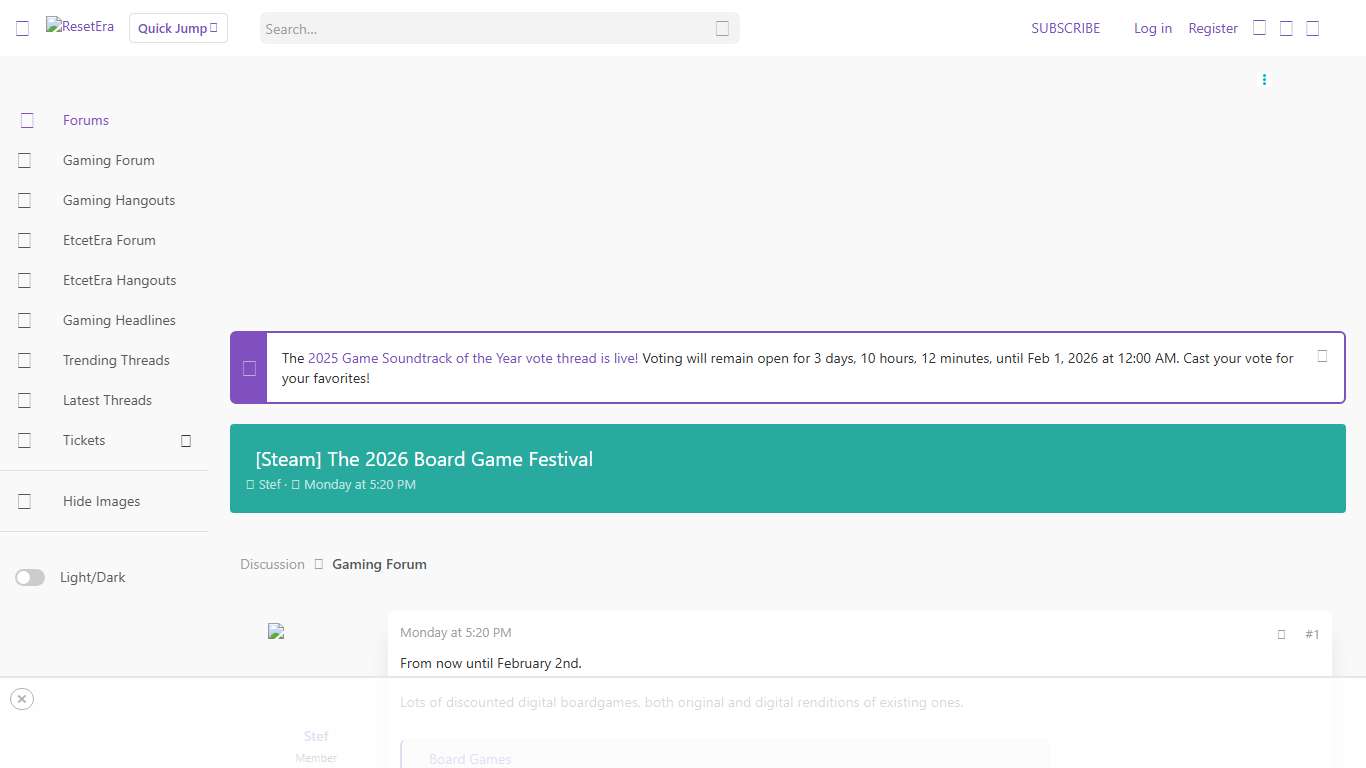 [Steam] The 2026 Board Game Festival ResetEra